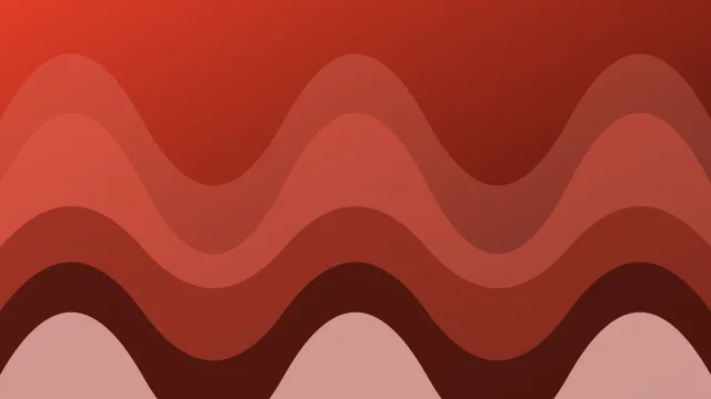 Burnt Tangerine waves background — free HD burnt tangerine color wallpaper 1920x1080