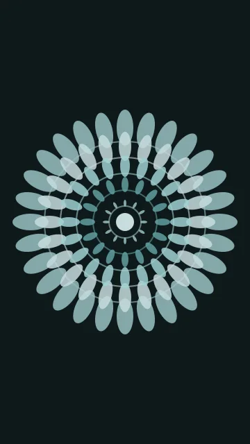 Cadet Blue mandala phone wallpaper — free HD cadet blue mobile wallpaper 1080x1920