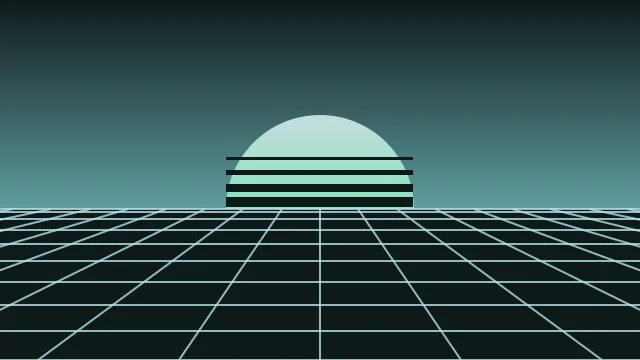 Cadet Blue vaporwave background — free HD cadet blue color wallpaper 1920x1080