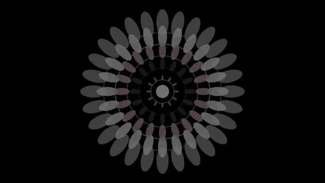 Carbon Black mandala desktop wallpaper — free 4K carbon black wallpaper 3840x2160