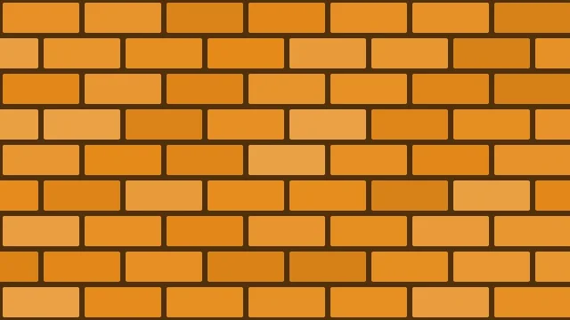 Carrot Orange brick background — free HD carrot orange color wallpaper 1920x1080