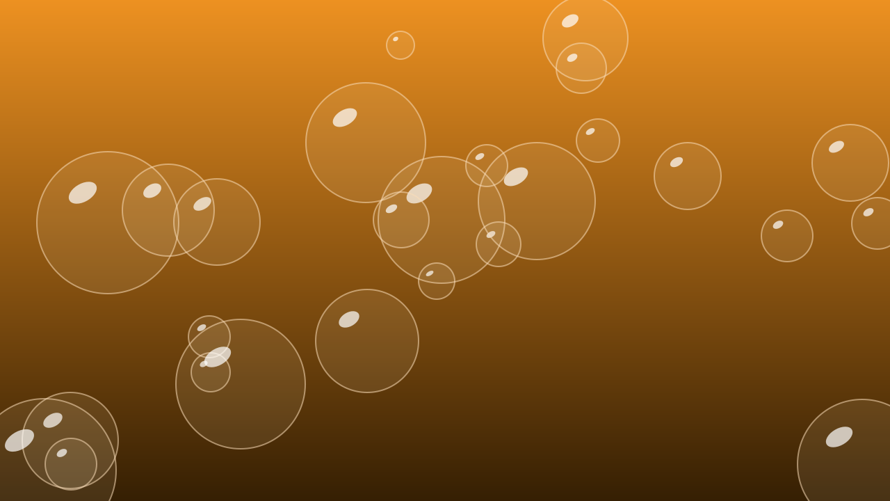 Carrot Orange bubbles background — free HD carrot orange color wallpaper 1920x1080