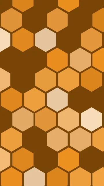 Carrot Orange hexagon phone wallpaper — free HD carrot orange mobile wallpaper 1080x1920