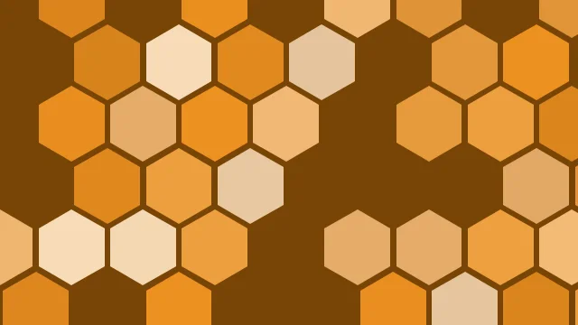 Carrot Orange hexagon background — free HD carrot orange color wallpaper 1920x1080