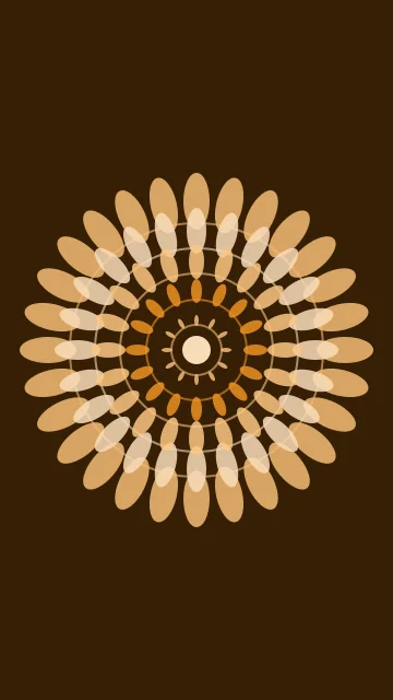Carrot Orange mandala phone wallpaper — free HD carrot orange mobile wallpaper 1080x1920