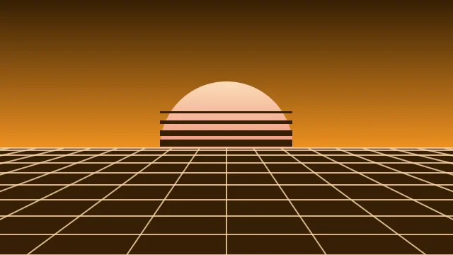 Carrot Orange vaporwave background — free HD carrot orange color wallpaper 1920x1080