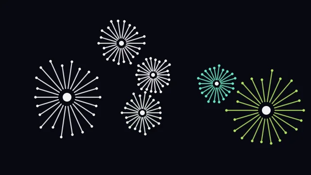 Celadon fireworks desktop wallpaper — free 4K celadon wallpaper 3840x2160