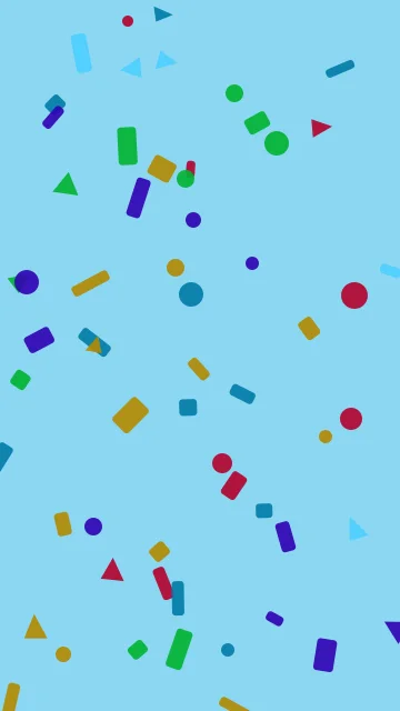 Cerulean confetti phone wallpaper — free HD cerulean mobile wallpaper 1080x1920