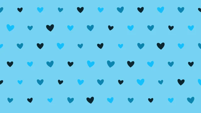 Cerulean hearts background — free HD cerulean color wallpaper 1920x1080
