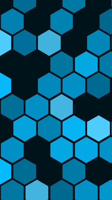 Cerulean hexagon phone wallpaper — free HD cerulean mobile wallpaper 1080x1920