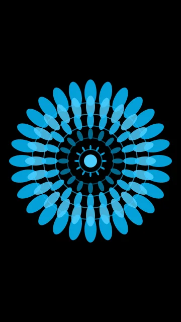 Cerulean mandala phone wallpaper — free HD cerulean mobile wallpaper 1080x1920