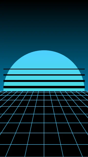 Cerulean vaporwave phone wallpaper — free HD cerulean mobile wallpaper 1080x1920
