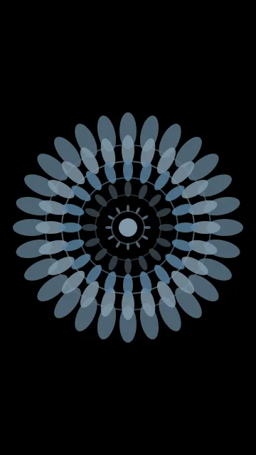 Charcoal Blue mandala phone wallpaper — free HD charcoal blue mobile wallpaper 1080x1920
