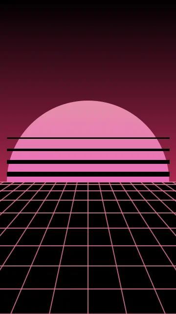 Cherry Rose vaporwave phone wallpaper — free HD cherry rose mobile wallpaper 1080x1920