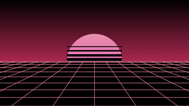Cherry Rose vaporwave background — free HD cherry rose color wallpaper 1920x1080