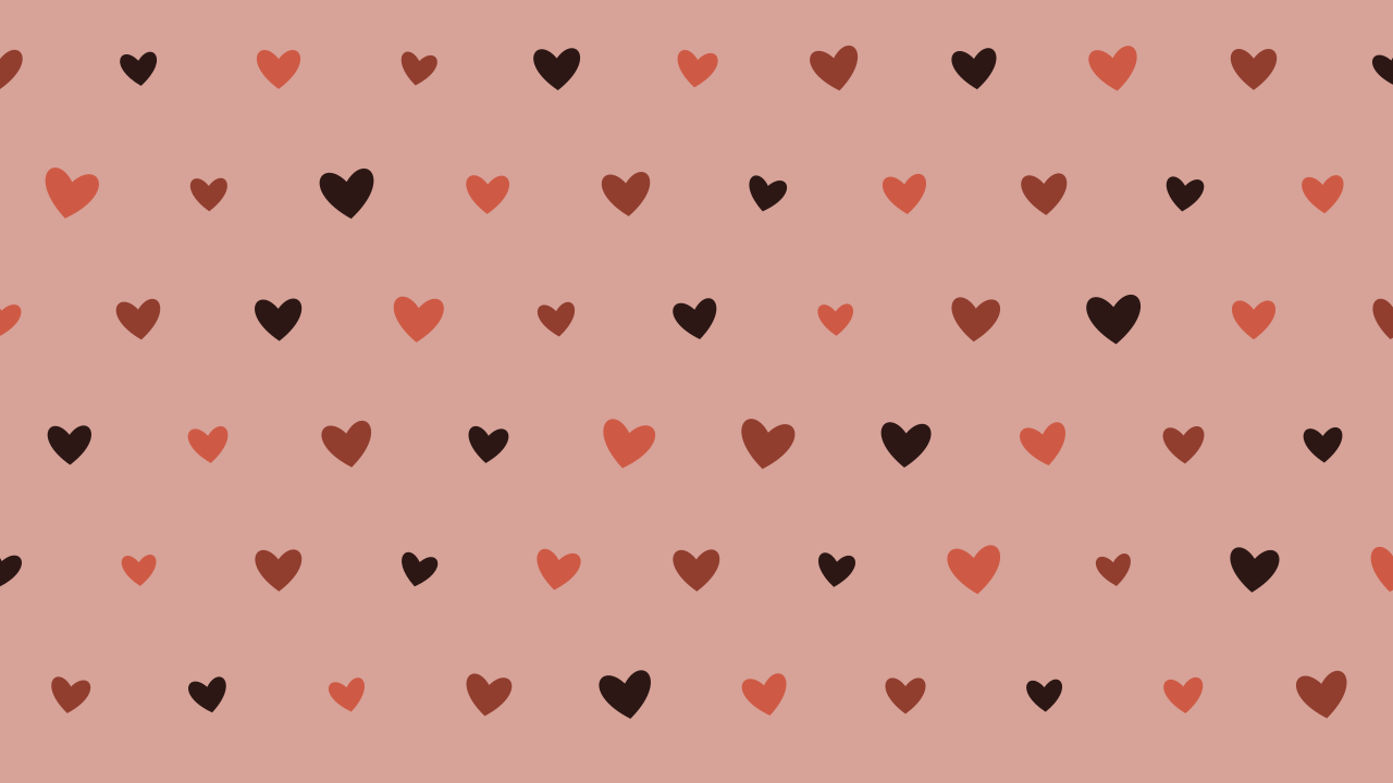 Chestnut hearts background — free HD chestnut color wallpaper 1920x1080