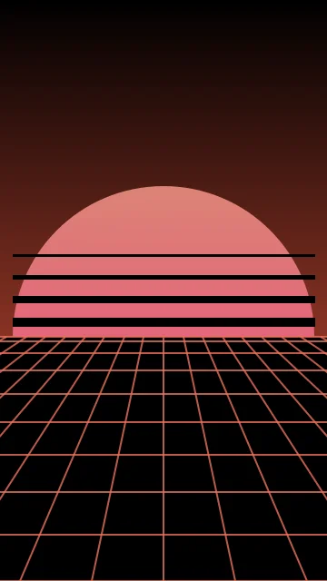 Chestnut vaporwave phone wallpaper — free HD retro wallpaper