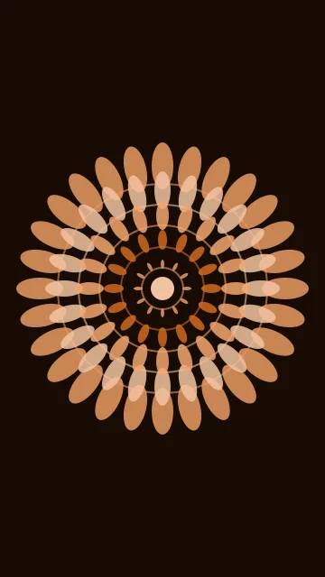 Chocolate mandala phone wallpaper — free HD chocolate mobile wallpaper 1080x1920