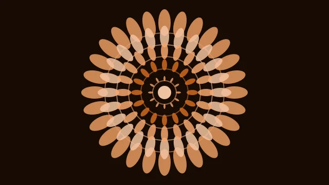 Chocolate mandala background — free HD chocolate color wallpaper 1920x1080