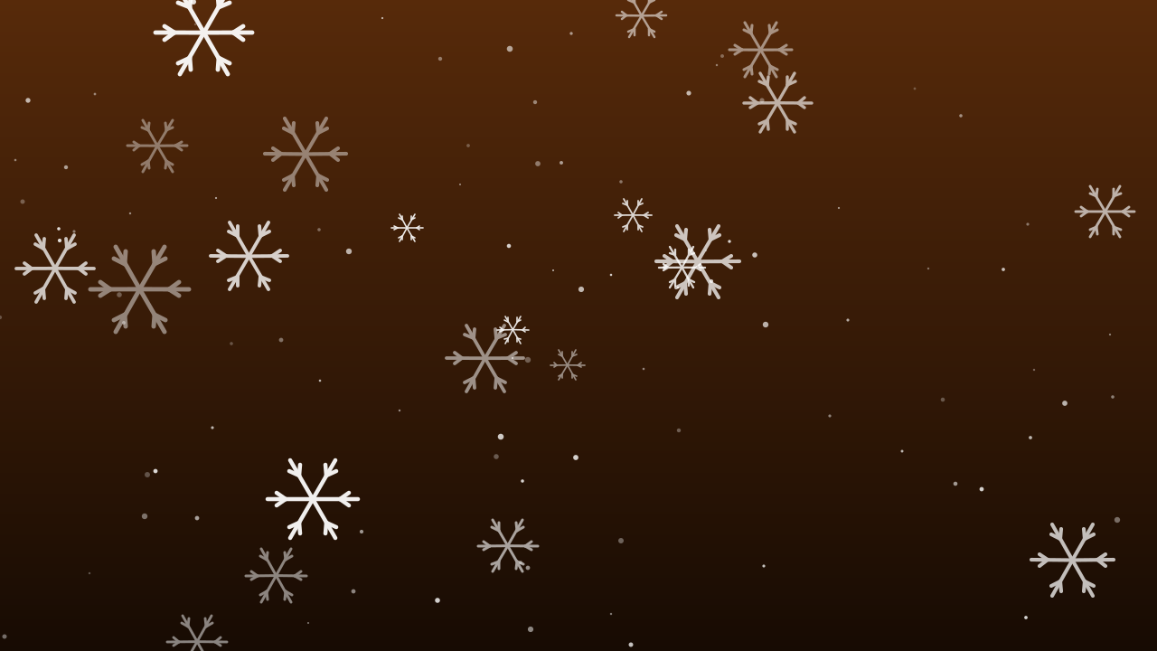 Chocolate snowflake background — free HD chocolate color wallpaper 1920x1080