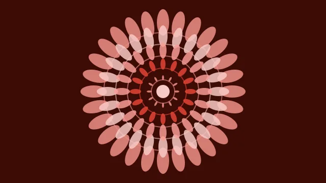 Cinnabar mandala background — free HD cinnabar color wallpaper 1920x1080