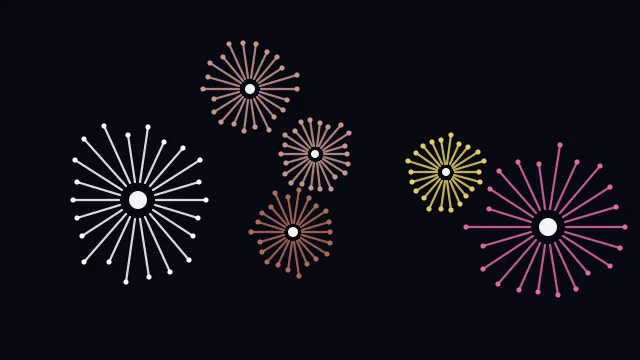 Clay Soil fireworks background — free HD new year background