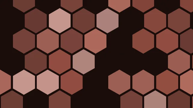 Clay Soil hexagon background — free HD clay soil color wallpaper 1920x1080