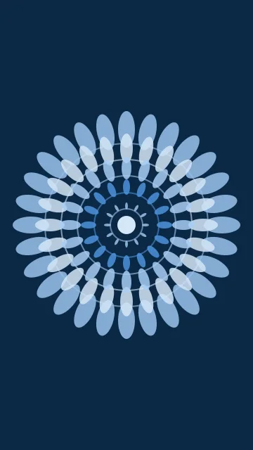 Cloudy Sky mandala phone wallpaper — free HD cloudy sky mobile wallpaper 1080x1920