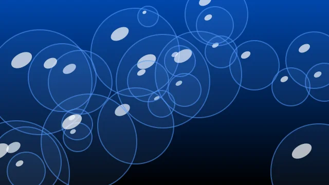 Cobalt Blue bubbles desktop wallpaper — free 4K cobalt blue wallpaper 3840x2160