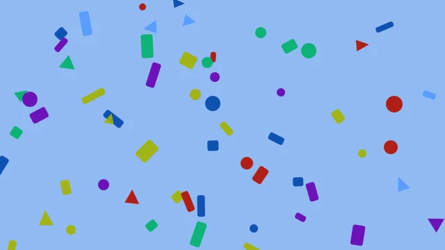 Cobalt Blue confetti desktop wallpaper — free 4K cobalt blue wallpaper 3840x2160