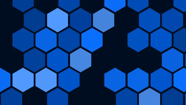 Cobalt Blue hexagon desktop wallpaper — free 4K cobalt blue wallpaper 3840x2160