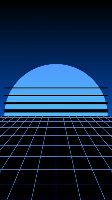 Cobalt Blue vaporwave phone wallpaper — free HD cobalt blue mobile wallpaper 1080x1920