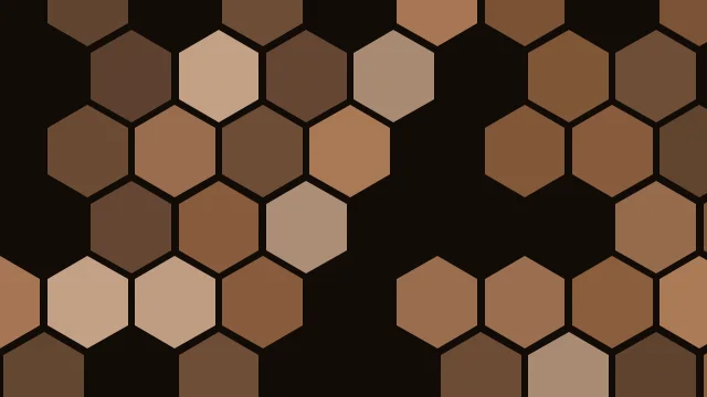 Coffee Bean hexagon background — free HD coffee bean color wallpaper 1920x1080