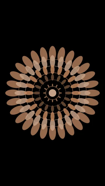 Coffee Bean mandala phone wallpaper — free HD coffee bean mobile wallpaper 1080x1920