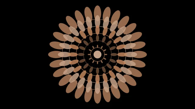 Coffee Bean mandala background — free HD coffee bean color wallpaper 1920x1080