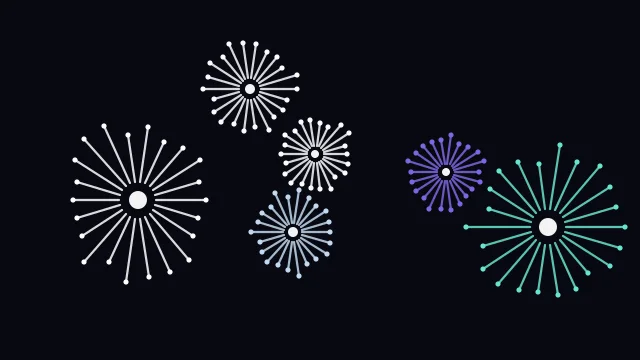 Cool Horizon fireworks background — free HD cool horizon color wallpaper 1920x1080