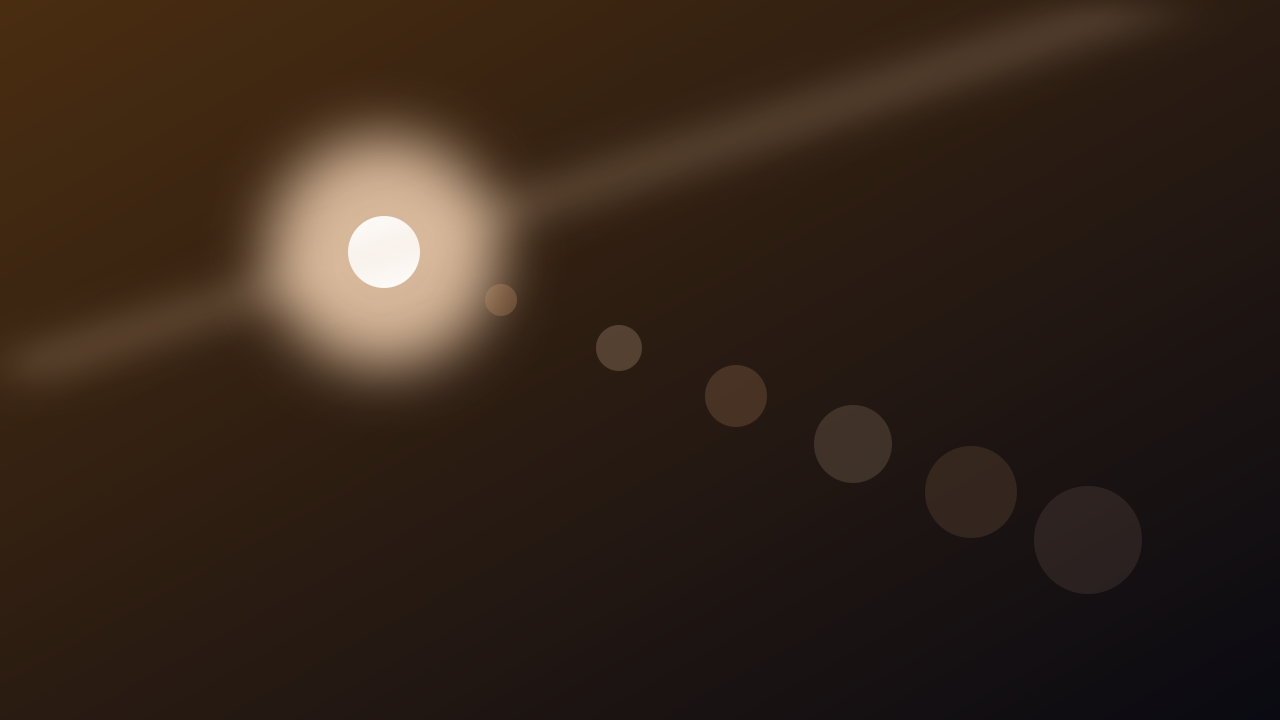 Copper lens flare background — free HD copper color wallpaper 1920x1080