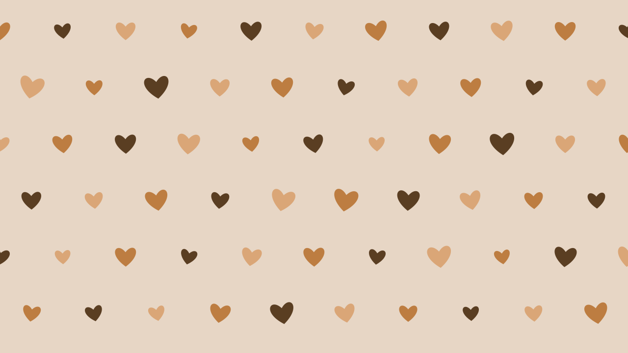 Copper hearts background — free HD copper color wallpaper 1920x1080