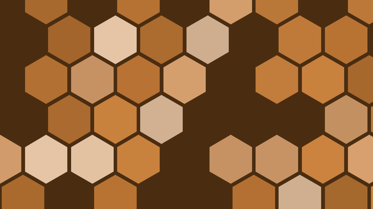 Copper hexagon background — free HD copper color wallpaper 1920x1080