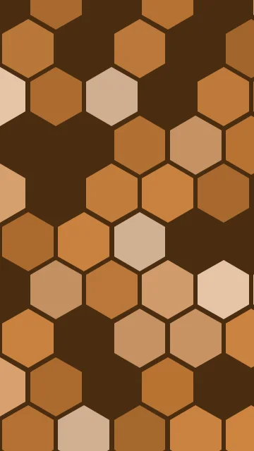 Copper hexagon phone wallpaper — free HD copper mobile wallpaper 1080x1920
