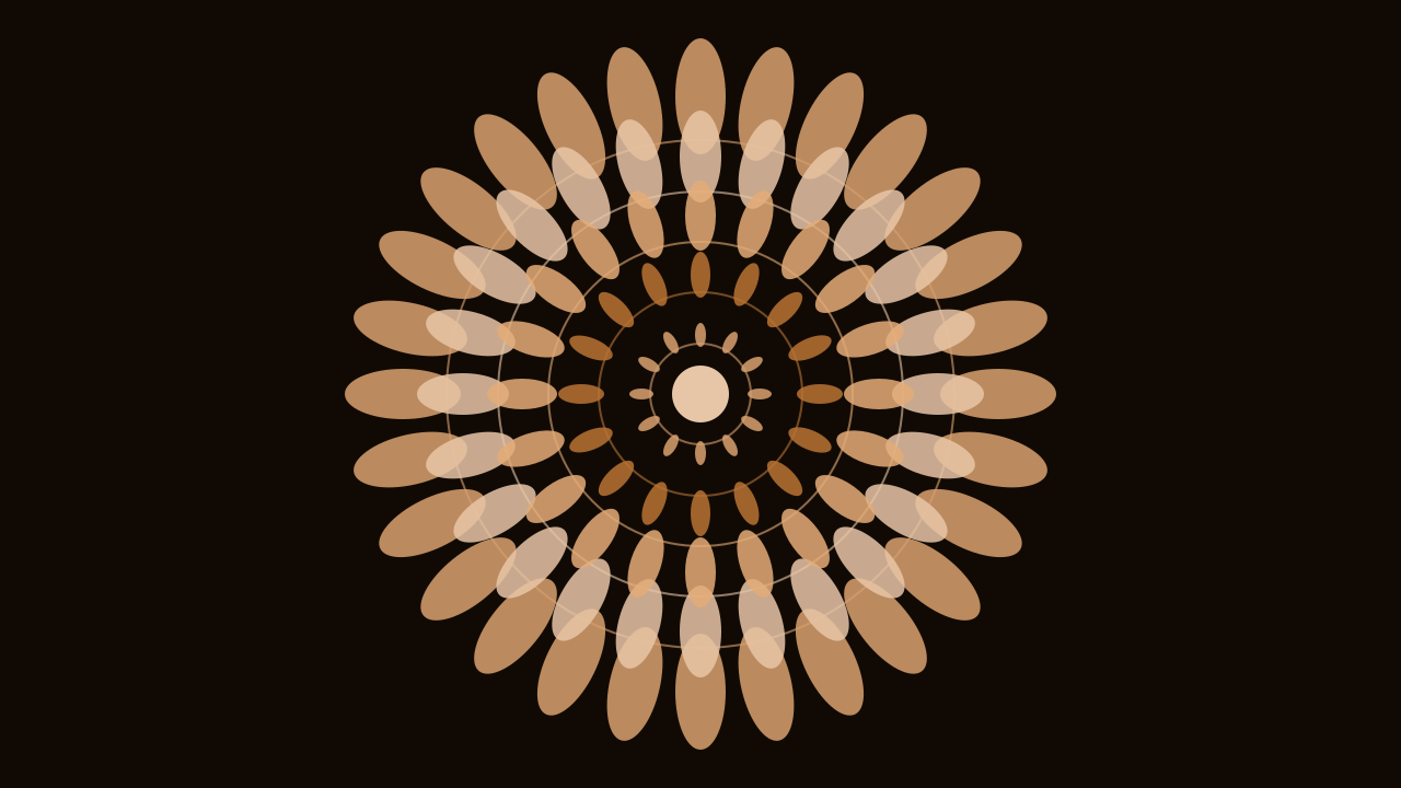 Copper mandala background — free HD copper color wallpaper 1920x1080