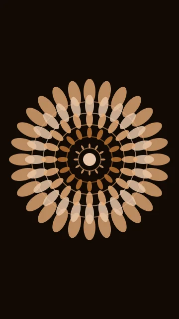 Copper mandala phone wallpaper — free HD copper mobile wallpaper 1080x1920