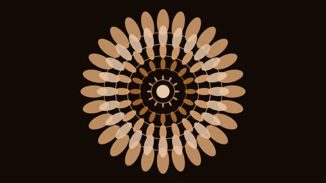 Copper mandala background — free HD copper color wallpaper 1920x1080