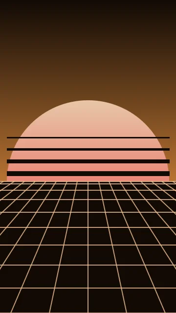 Copper vaporwave phone wallpaper — free HD copper mobile wallpaper 1080x1920