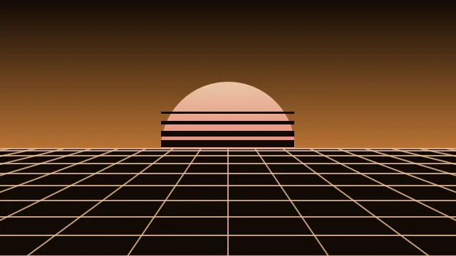 Copper vaporwave background — free HD copper color wallpaper 1920x1080