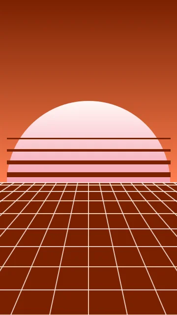 Coral vaporwave phone wallpaper — free HD coral mobile wallpaper 1080x1920