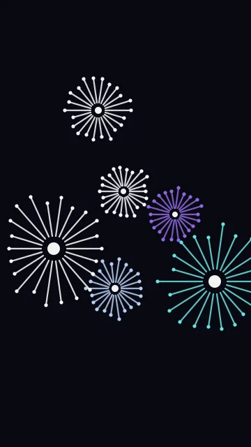 Cornflower Blue fireworks phone wallpaper — free HD cornflower blue mobile wallpaper 1080x1920