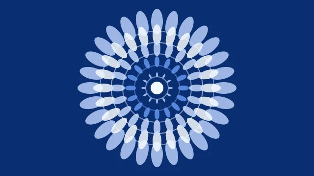 Cornflower Blue mandala desktop wallpaper — free 4K cornflower blue wallpaper 3840x2160
