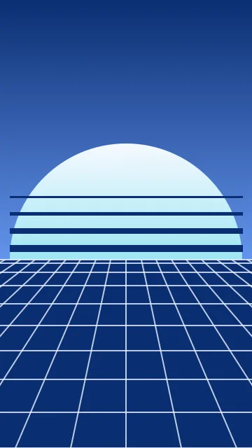 Cornflower Blue vaporwave phone wallpaper — free HD cornflower blue mobile wallpaper 1080x1920
