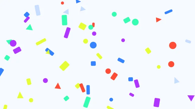 Crayola Blue confetti desktop wallpaper — free 4K crayola blue wallpaper 3840x2160
